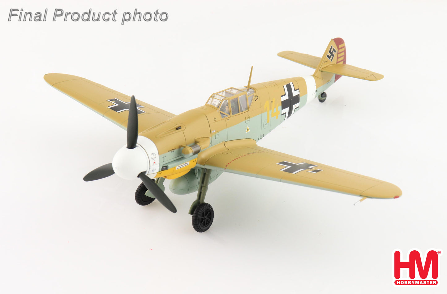 1/48 Bf-109F-4 Trop "Star of Africa" flown by Lt. Hans-Joachim Marseille 3./JG 27 Libya Feb 1942