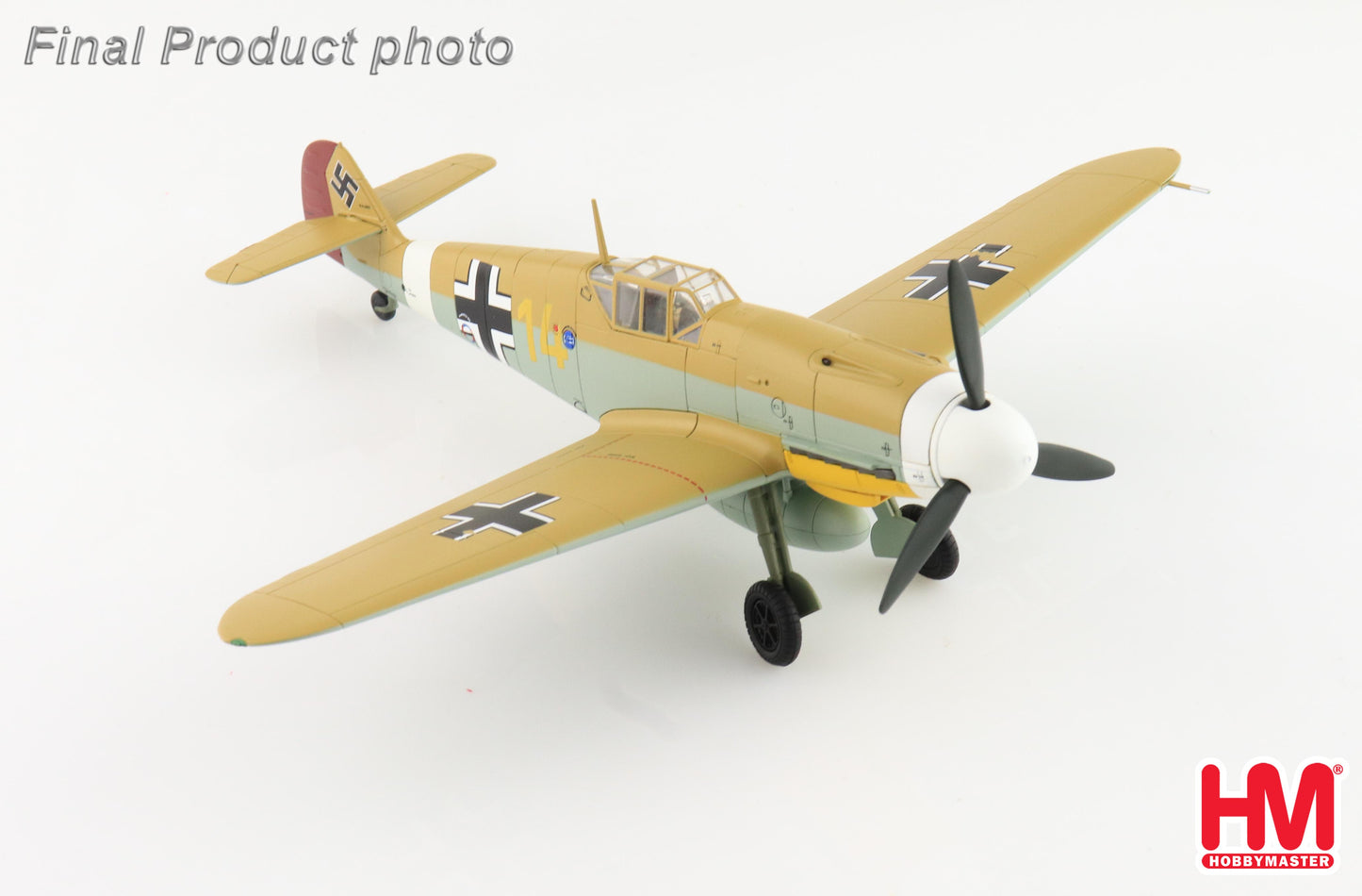 1/48 Bf-109F-4 Trop "Star of Africa" flown by Lt. Hans-Joachim Marseille 3./JG 27 Libya Feb 1942