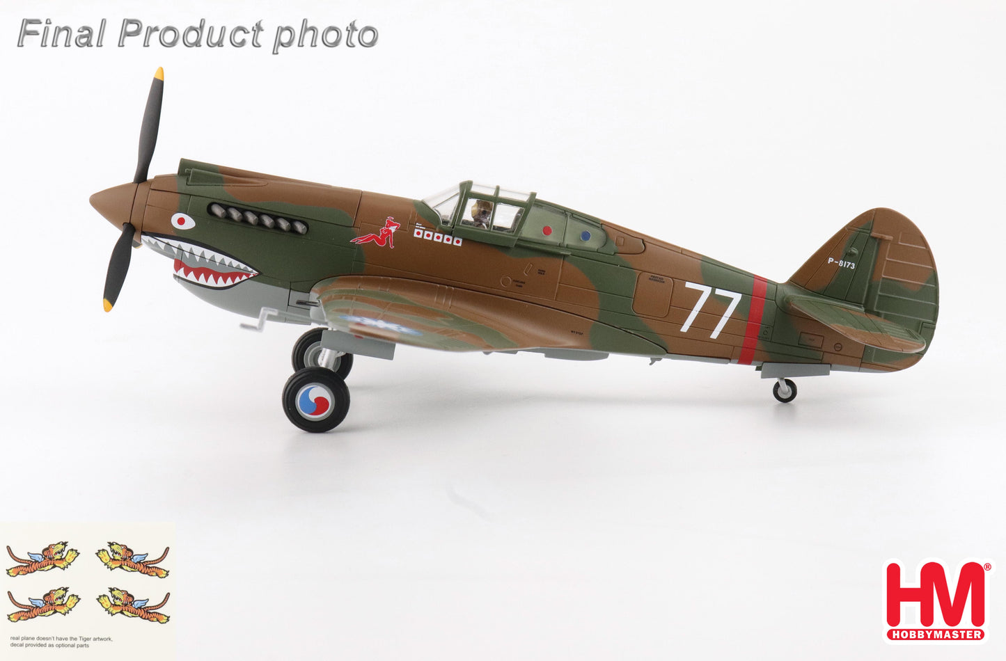 1/48 P-40B/C Hawk 81-A2 "AVG" No.77 flown by Robert Smith 3rd Pursuit Sqn. Nov 1941