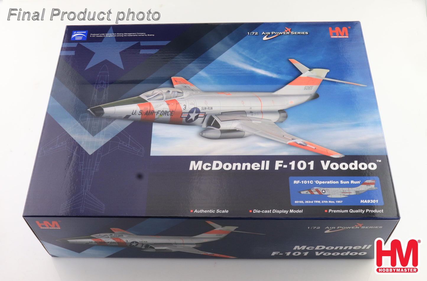 1/72 RF-101C 'Operation Sun Run' 60165 363rd TRW 27th Nov 1957