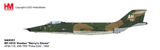 1/72 RF-101C Voodoo "Gerry's Clown" AF56-176 45th TRS "Polka Dots" 1969