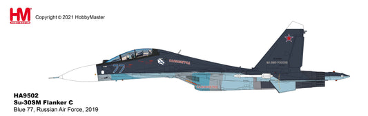 1/72 Su-30SM Flanker C Blue 77 Russian Air Force 2019
