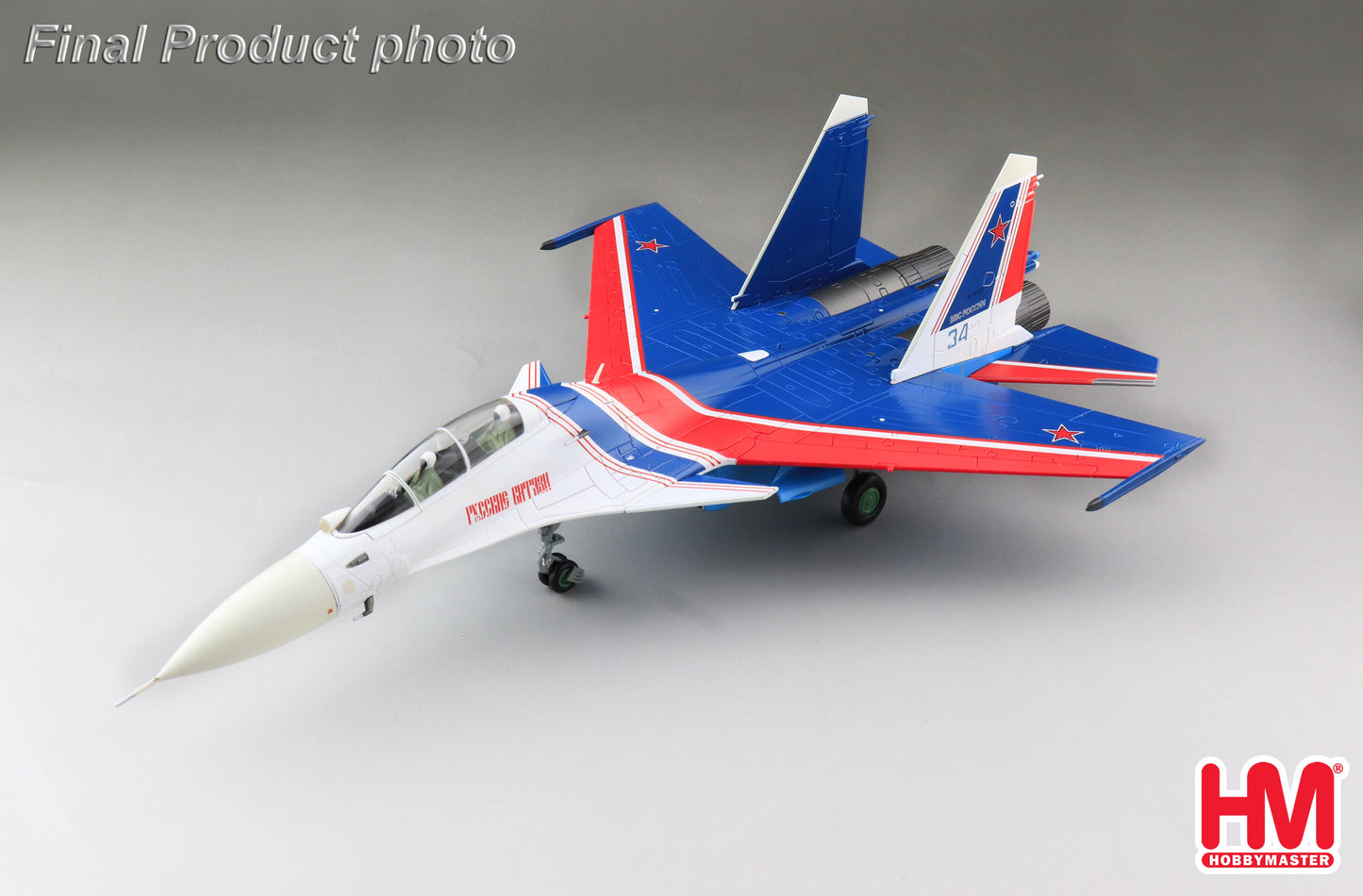 1/72 Su-30SM Flanker Russian Knights Blue 34 RF-81705 Russian Air Force 2019