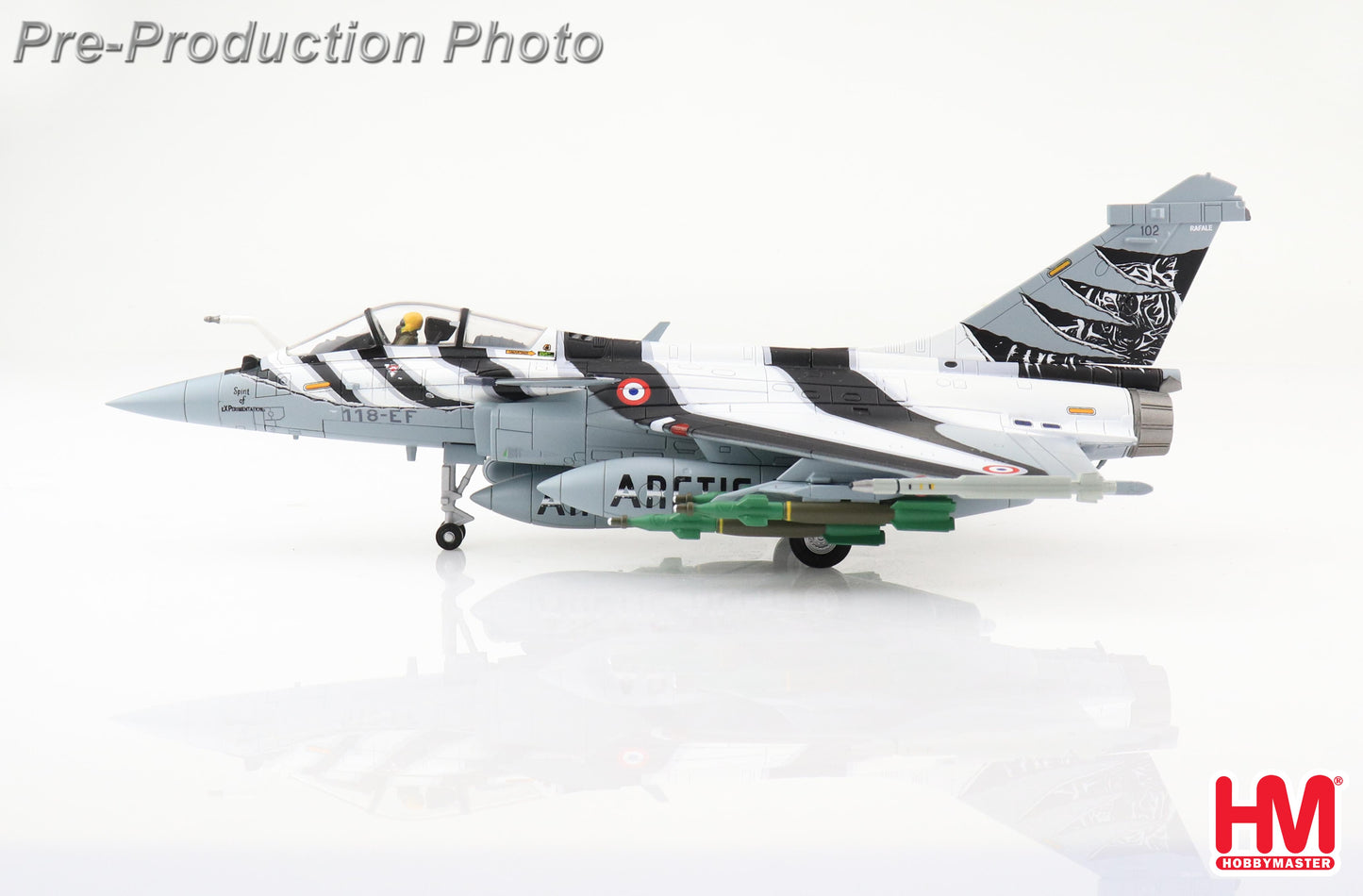 1/72 Rafale C Multirole Combat Fighter 118-EF Armee de l 'Air "NATO Tiger Meet 2012"