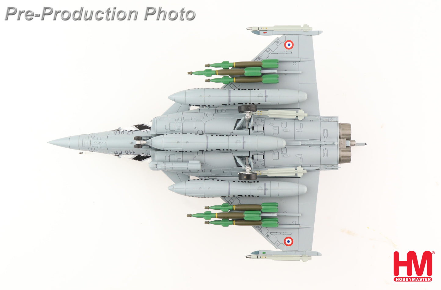 1/72 Rafale C Multirole Combat Fighter 118-EF Armee de l 'Air "NATO Tiger Meet 2012"