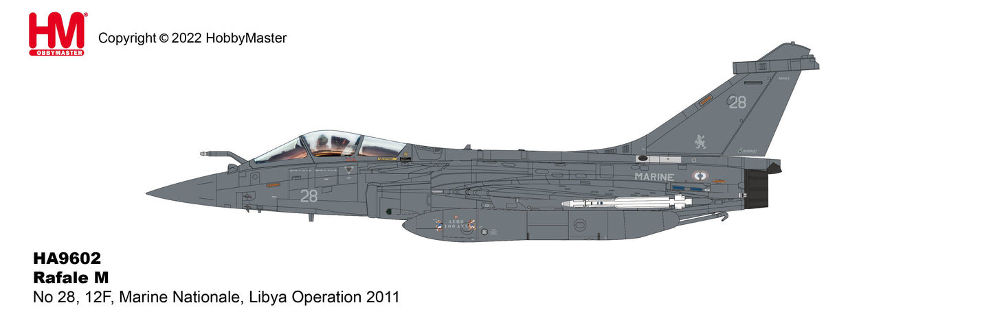1/72 Rafale M "Opération Harmattan" No 28 12F Aéronavale  Libya 2011