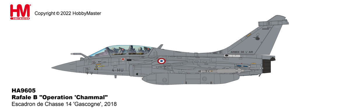1/72 Rafale B "Operation Chammal" Escadron de Chasse 1/4 Gascogne 2018