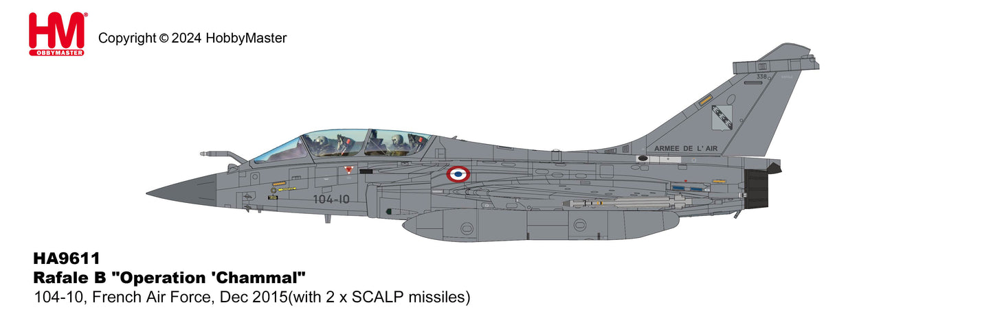 1/72 Rafale B "Opertaion Chammal" 104-10 French Air Force Dec 2015 (with 2 x SCALP Missiles)
