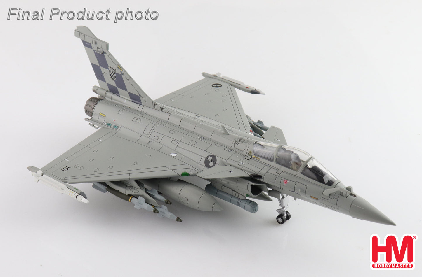 1/72 Rafale EC 151 Croatian Air Force France 2024 (with 6 x GBU-12 6 x AASM "Hammer" 4 x MICA)