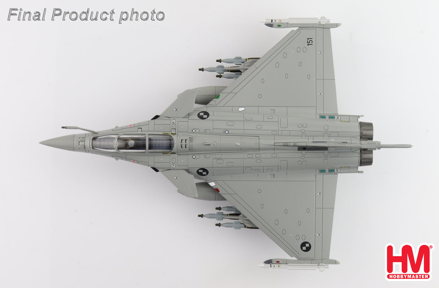 1/72 Rafale EC 151 Croatian Air Force France 2024 (with 6 x GBU-12 6 x AASM "Hammer" 4 x MICA)