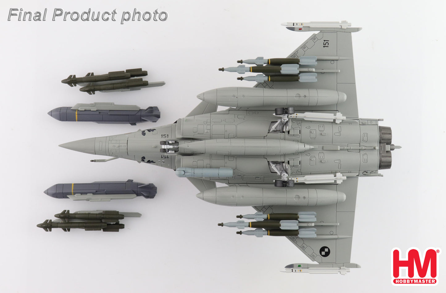 1/72 Rafale EC 151 Croatian Air Force France 2024 (with 6 x GBU-12 6 x AASM "Hammer" 4 x MICA)