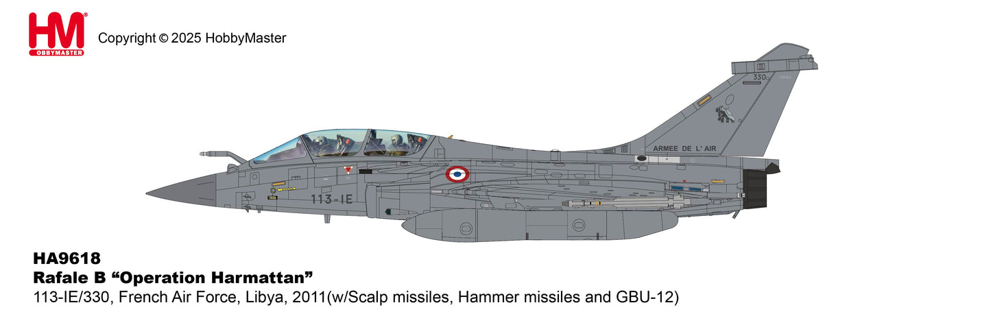 1/72 Rafale B "Operation Harmattan" 113-IE/330 French Air Force Libya 2011 (with Scalp Missiles Hammer Missiles and GBU-12)