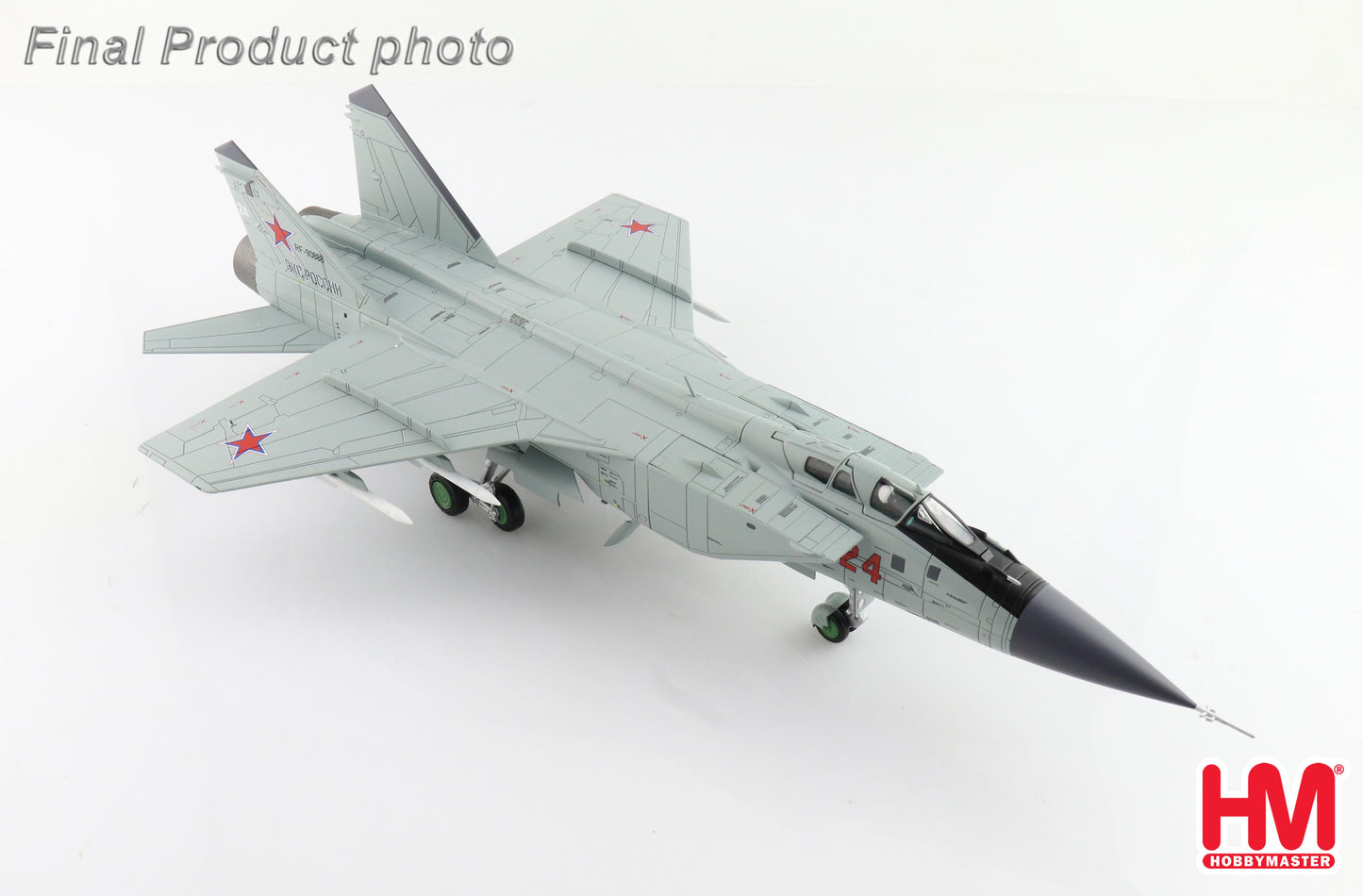 1/72 MiG-31BM Red 24 712 Interceptor Regiment Kansk Central Military Region 2022 (with R-77 and R-37 Missiles)