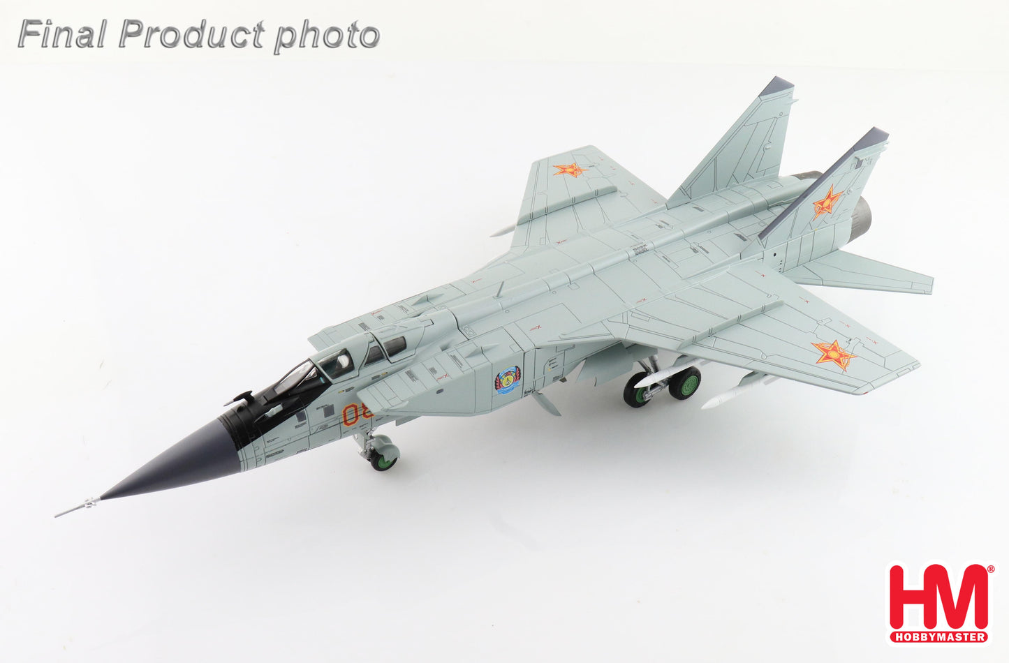 1/72 MiG-31B Red 08 Kazakhstan Air Defense Forces 610th Air Base Sary-Arka Airport 2012
