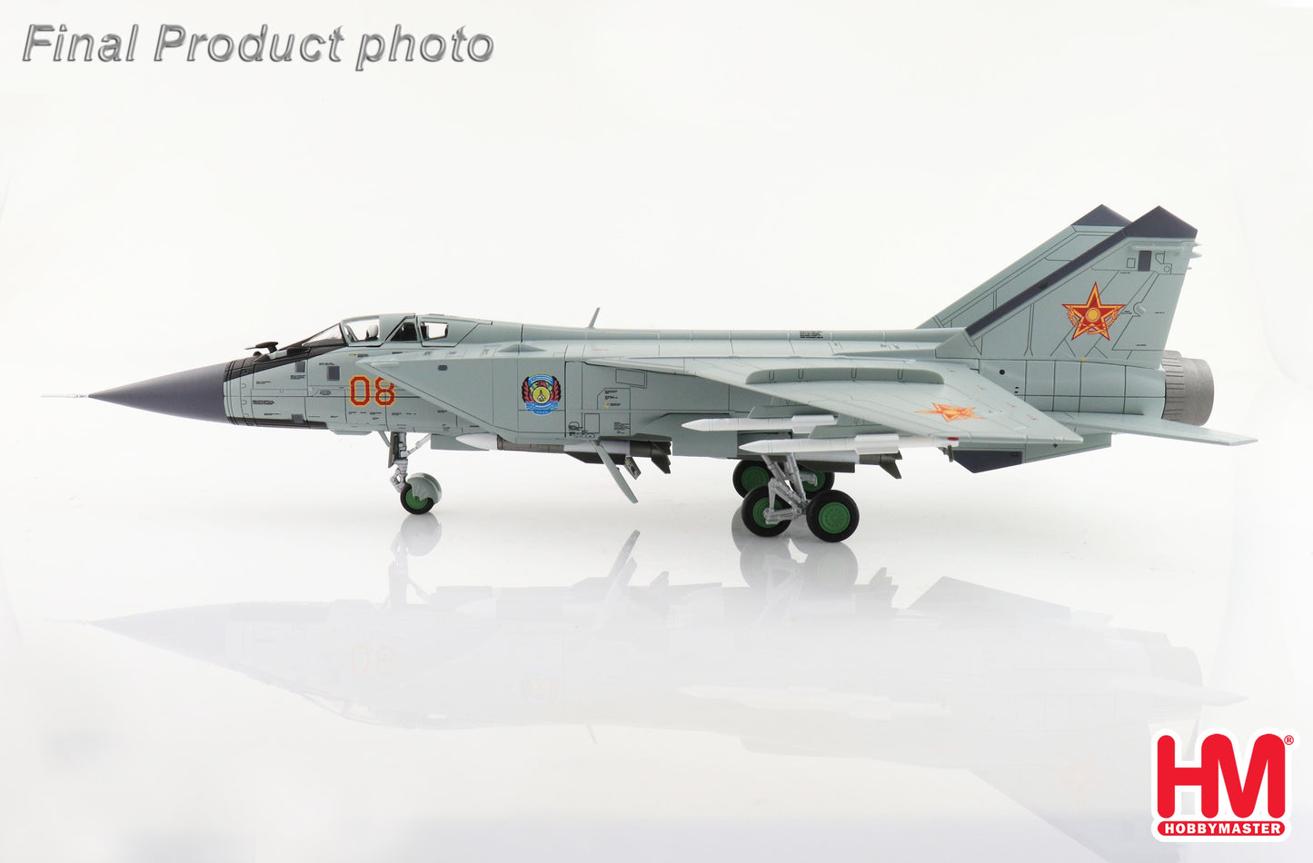 1/72 MiG-31B Red 08 Kazakhstan Air Defense Forces 610th Air Base Sary-Arka Airport 2012