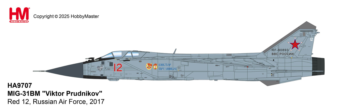 1/72 MiG-31BM "Viktor Prudnikov" Red 12 Russian Air Force 2017