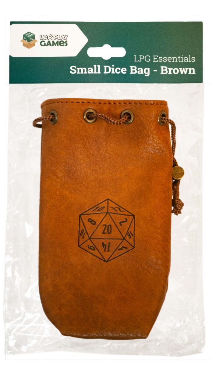 Dice Bag  Small Brown