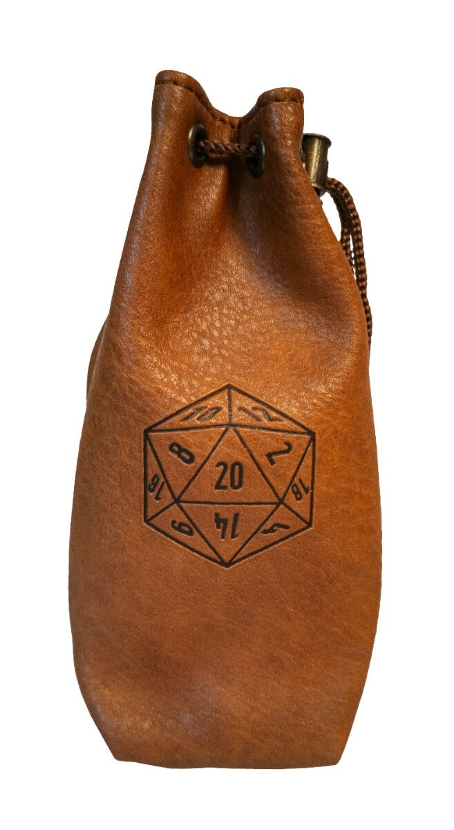 Dice Bag  Small Brown