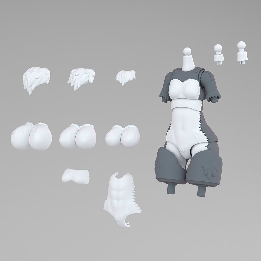 KEMOPLA - Body Parts Set 01 [Gray Wolf Color]