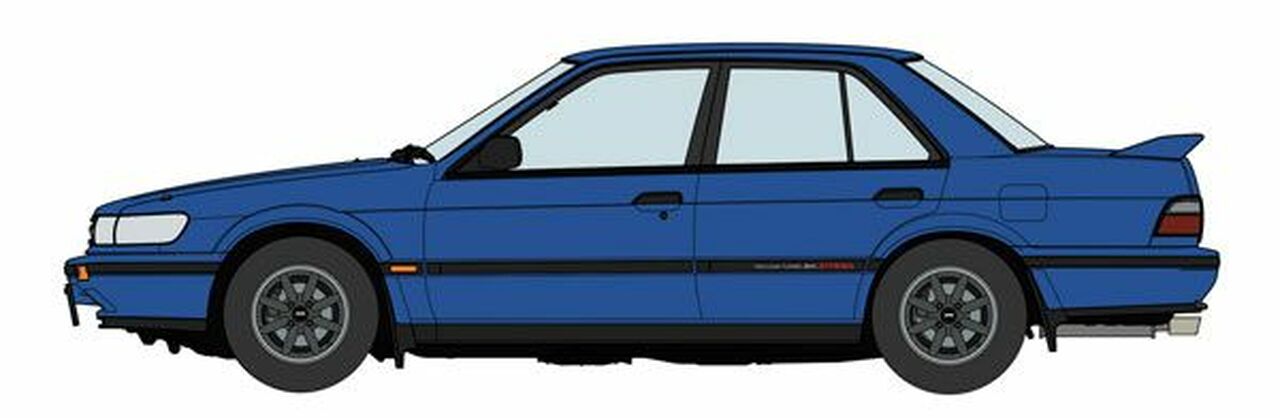 20562 1/24  NISSAN BLUEBIRD 4Door Sedan SSS-ATTESA LIMITED U12 EARLY w/Trunk Spoiler