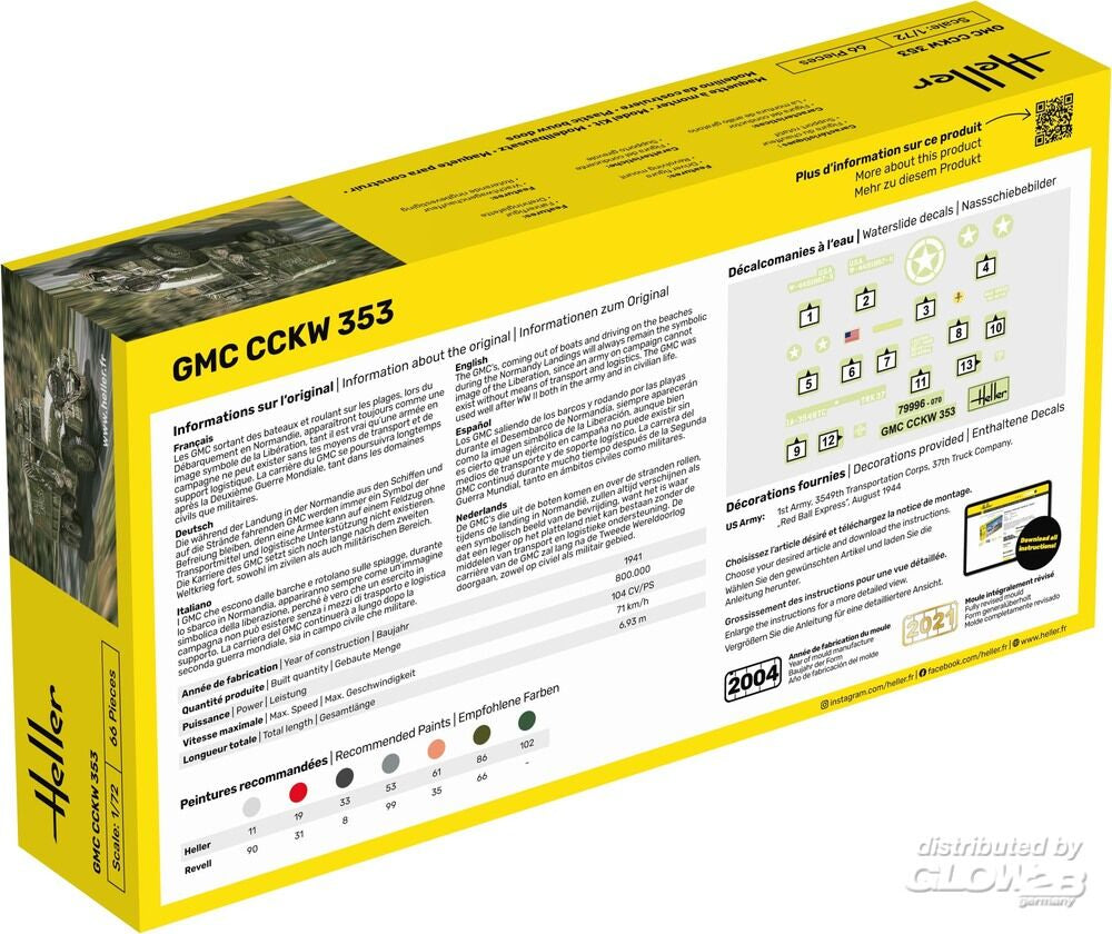 1/72 US GMC CCKW 353 Truck