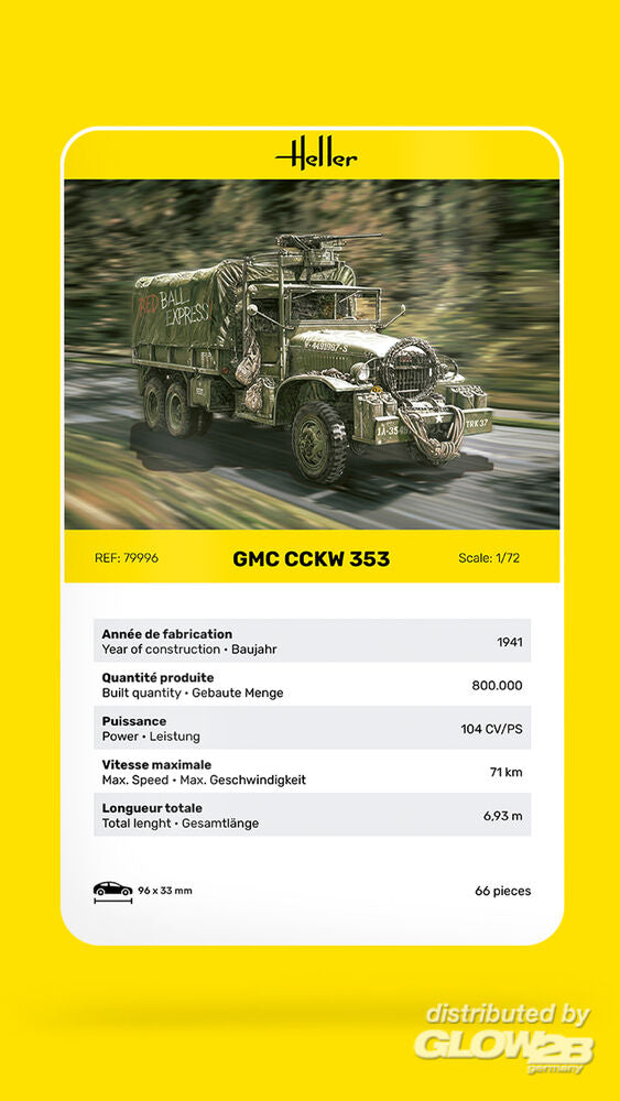 1/72 US GMC CCKW 353 Truck
