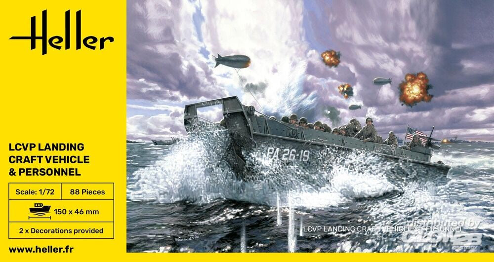 1/72 LCVP Normandy Landing Craft & Personnel