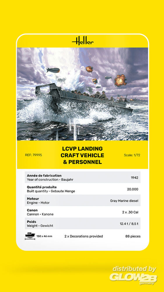 1/72 LCVP Normandy Landing Craft & Personnel