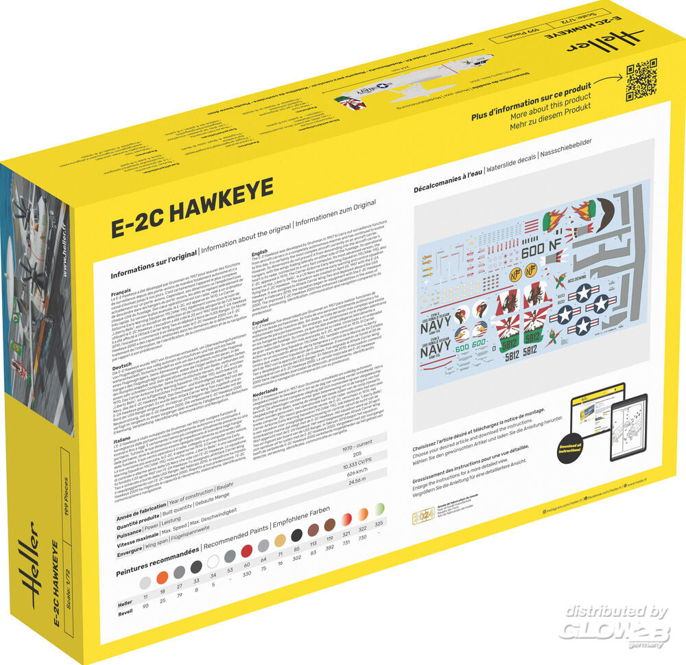 1/72 GIFT SET E-2C Hawkeye (Includes: Cement, Brush and Main Paints)