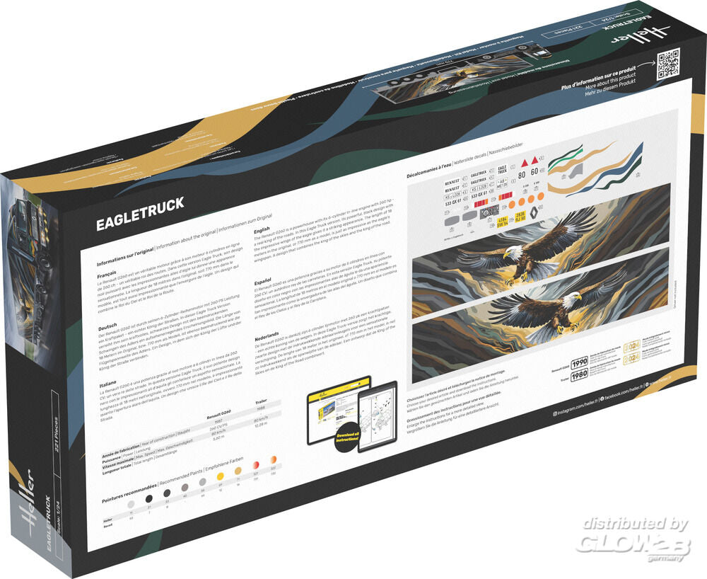 1/24 GIFT SET Eagletruck (Includes: Cement, Brush and Main Paints)