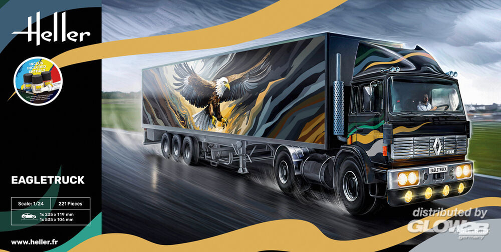 1/24 GIFT SET Eagletruck (Includes: Cement, Brush and Main Paints)