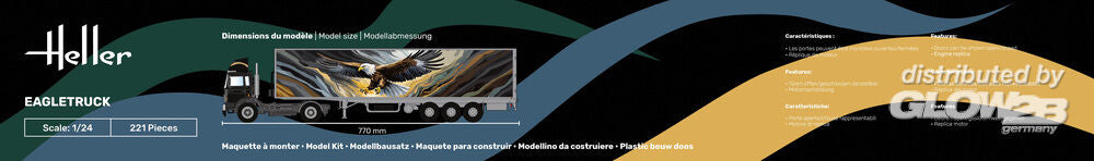 1/24 GIFT SET Eagletruck (Includes: Cement, Brush and Main Paints)