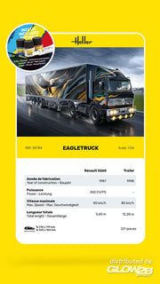 1/24 GIFT SET Eagletruck (Includes: Cement, Brush and Main Paints)