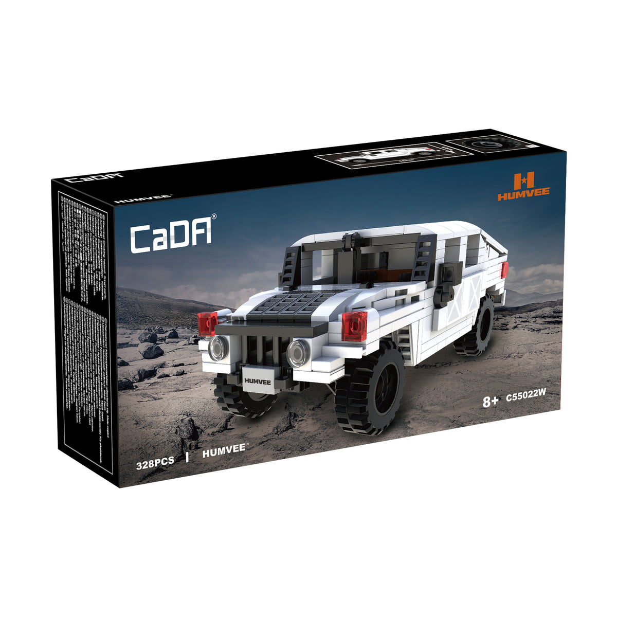 1/24 328pc Humvee Off-road Truck