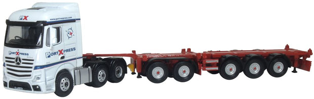 1/76 Mercedes Actros SSC D-Tec Combitrailer Port Express