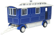 1/76 Showmans Caravan Blue/Cream