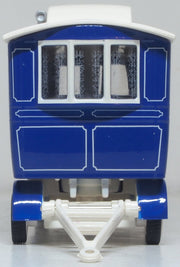 1/76 Showmans Caravan Blue/Cream