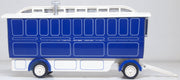1/76 Showmans Caravan Blue/Cream