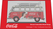 1/76 VW T1 Bus and Surfboards Coca Cola