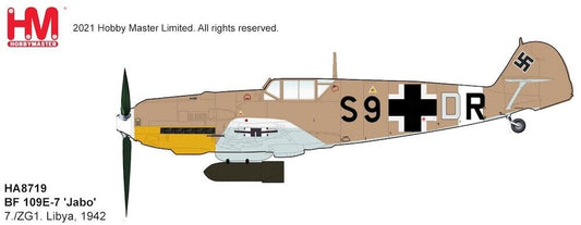 1/48 BF 109E-7 Jabo 7./ZG1. Libya 1942