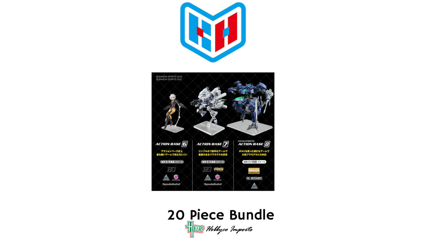 Bundle - Bandai Action Bases (20pcs)