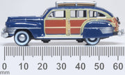 1/87 Chrysler T & C Woody Wagon 1942 South Sea Blue