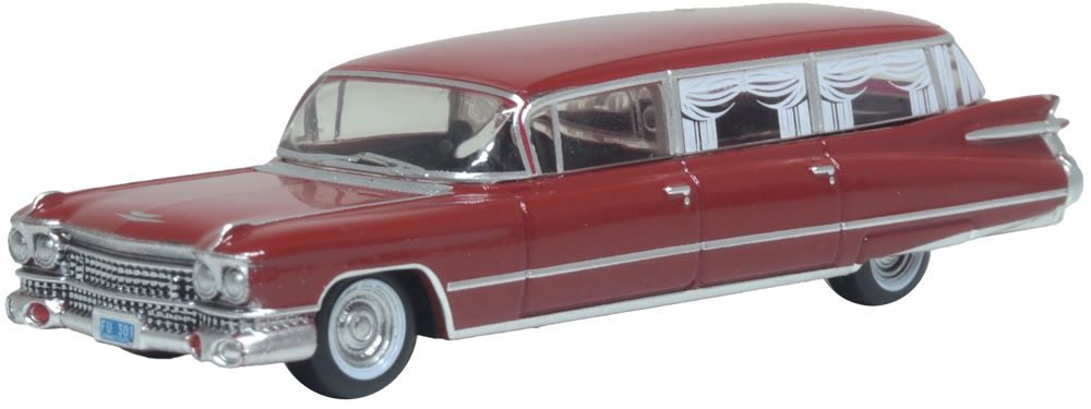 1/87 1959 Cadillac Miller-Meteor Futura Limousine Seminole Red