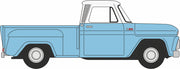 1/87 Chevrolet Stepside Pick Up 1965 Light Blue/White