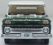 1/87 1965 Chevrolet Stepside Pickup Dark Green/Ivory