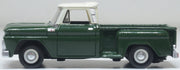 1/87 1965 Chevrolet Stepside Pickup Dark Green/Ivory