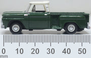1/87 1965 Chevrolet Stepside Pickup Dark Green/Ivory