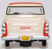 1/87 Dodge D100 Sweptside Pick Up 1957 Tropical Coral/Glacier White
