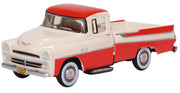 1/87 Dodge D100 Sweptside Pick Up 1957 Tropical Coral/Glacier White