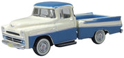1/87 1957 Dodge D100 Sweptside Pick Up Ice Blue/Glacier White